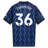 Camisolas Arsenal Zubimendi 36 2º Equipamento Alternativa 2025-26 Manga Curta